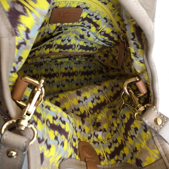 UGG leather and textile tote purse - Picture 6 of 7